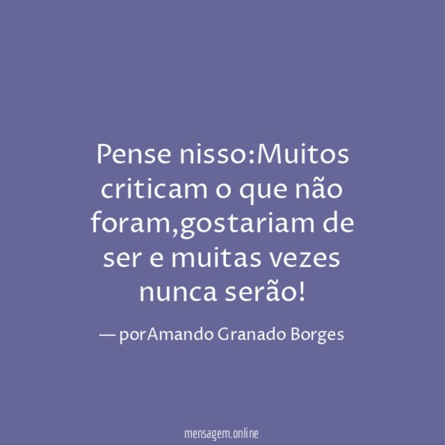 Pense nisso