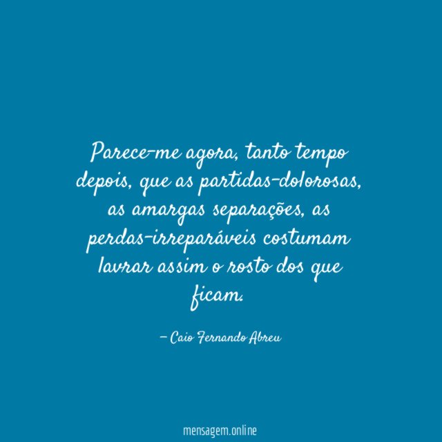 Parece-me agora