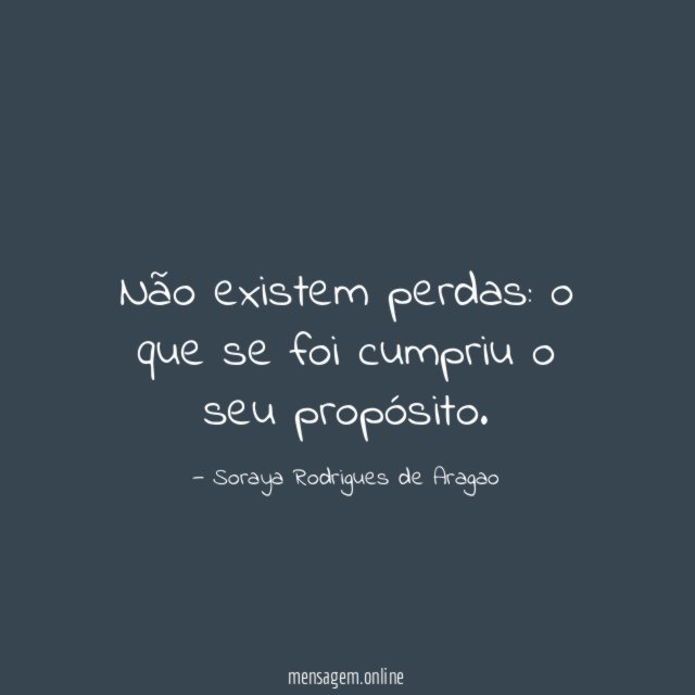 Não existem perdas