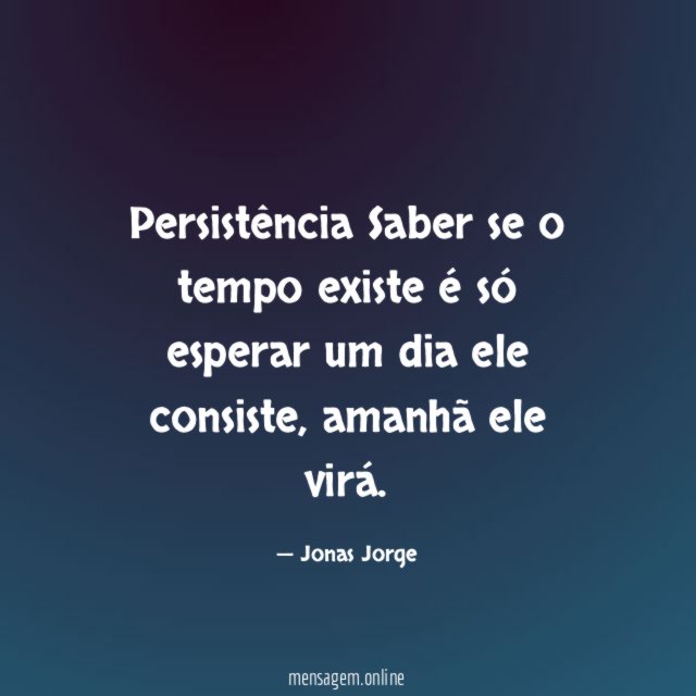 Persistência