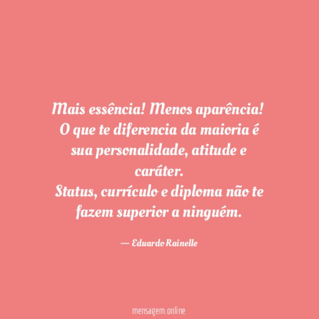 Mais essência
