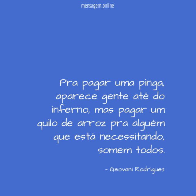 Pra pagar uma pinga