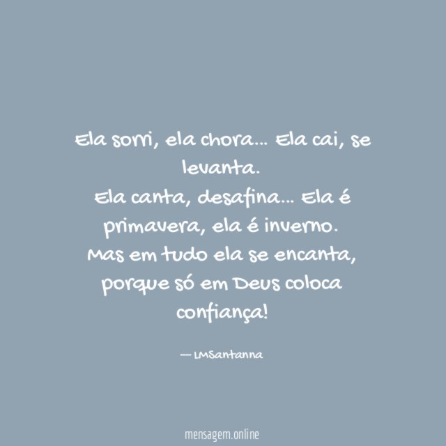 Ela sorri