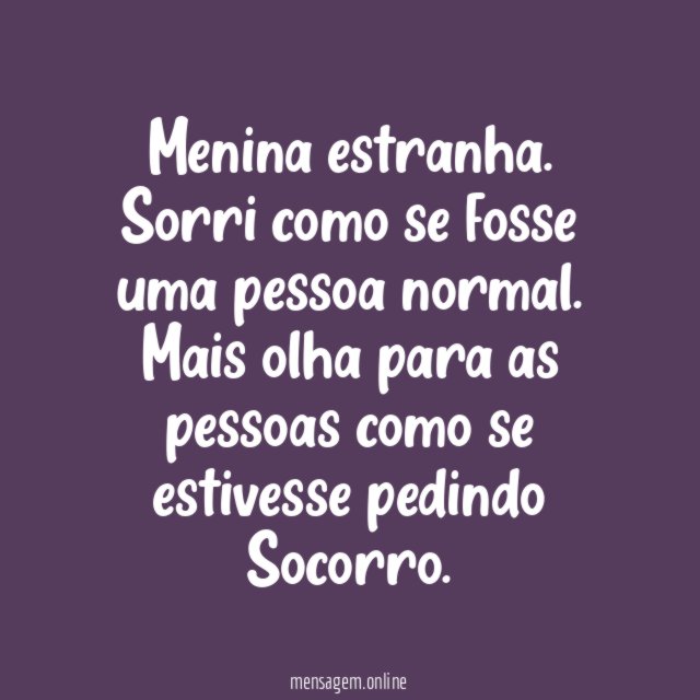 Menina estranha