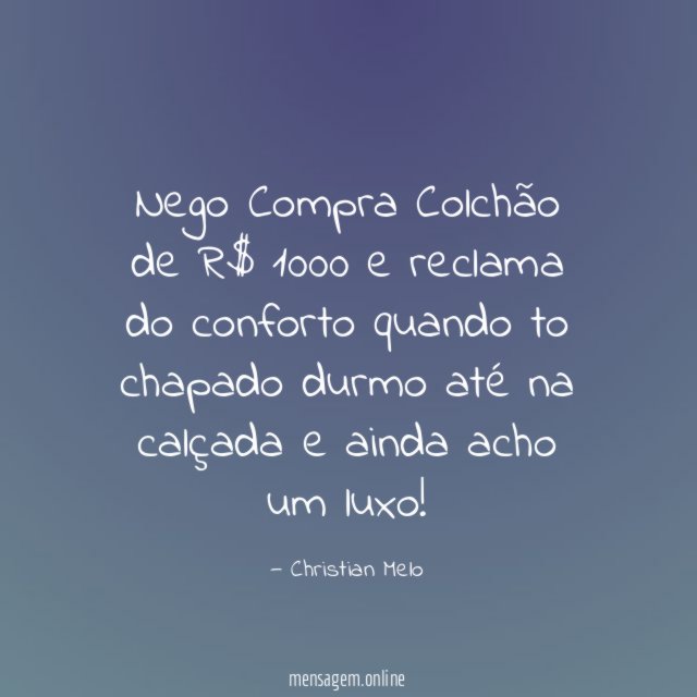 Nego Compra Colchão de R$ 1000 e reclama