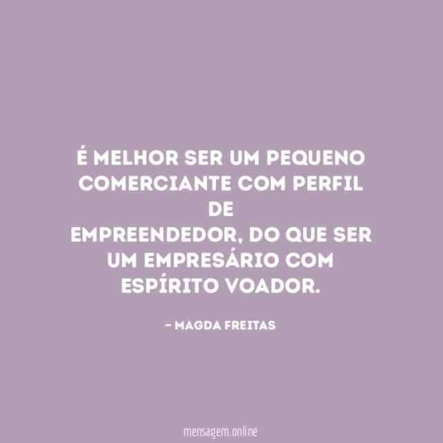 É melhor ser um pequeno comerciante com perfil de empreendedor