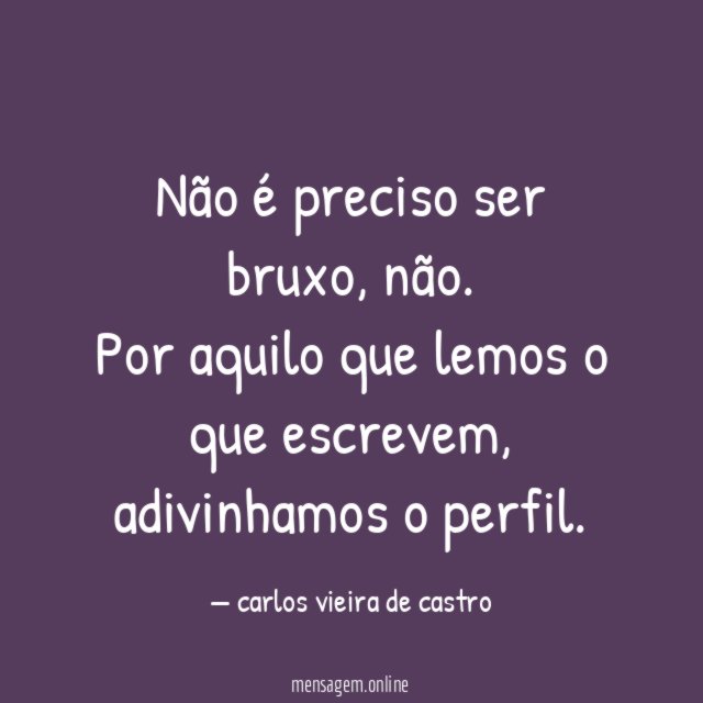 Não é preciso ser bruxo