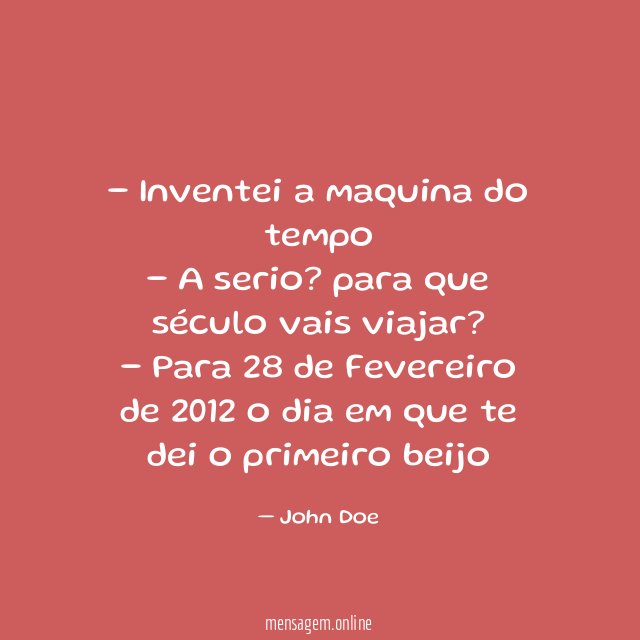 Inventei a maquina do tempo - A serio