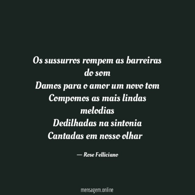Os sussurros rompem as barreiras do som Damos para
