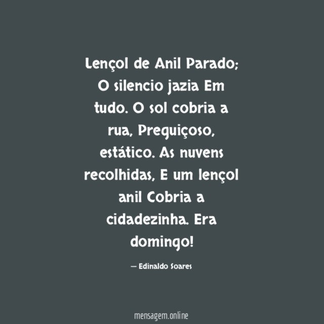 Lençol de Anil