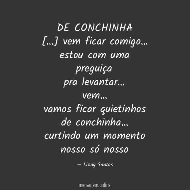 DE CONCHINHA