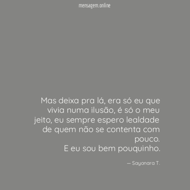 Mas deixa pra lá