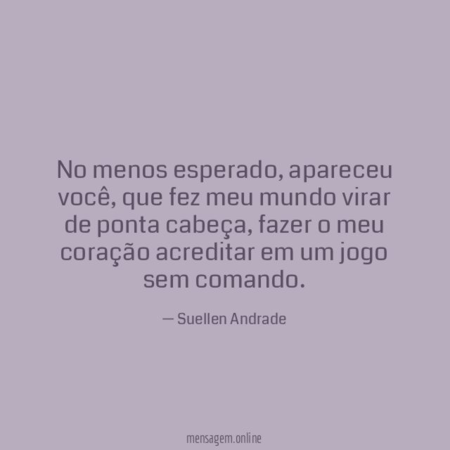No menos esperado