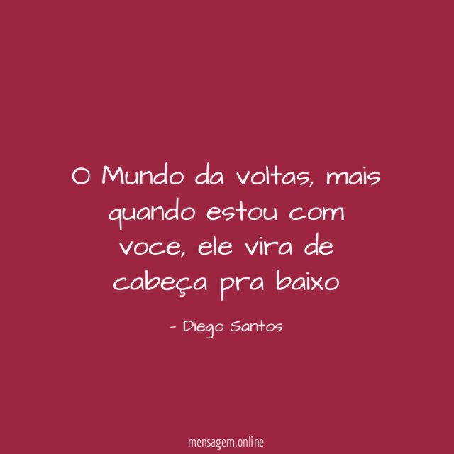 O Mundo da voltas