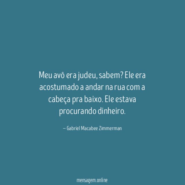Meu avô era judeu