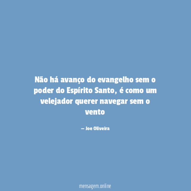 Não há avanço do evangelho sem o poder