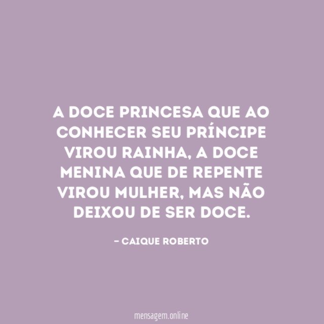 A doce princesa que ao conhecer seu príncipe virou rainha