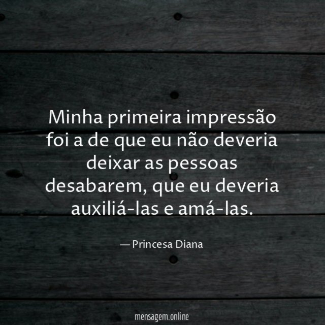 Minha primeira impressão foi a de que eu