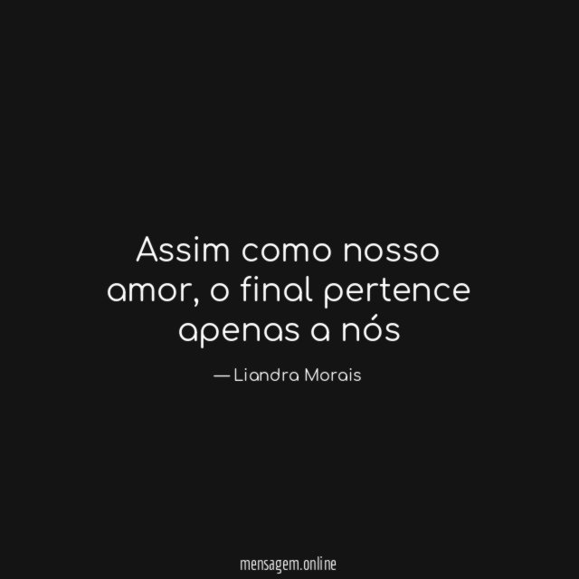 Assim como nosso amor