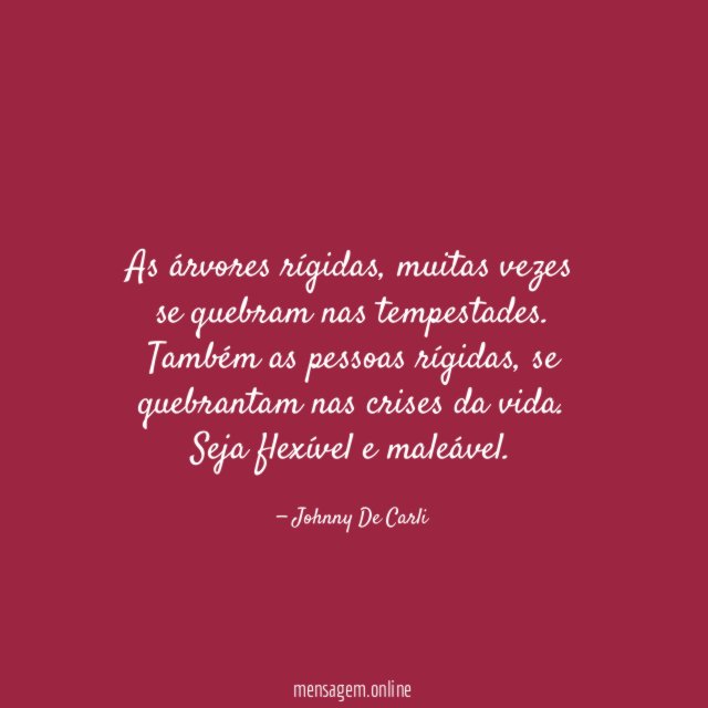 As árvores rígidas