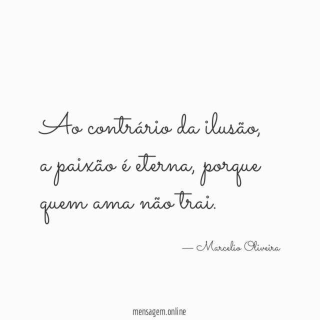 Ao contrário da ilusão