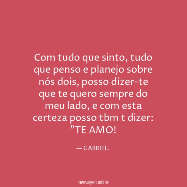 Com tudo que sinto