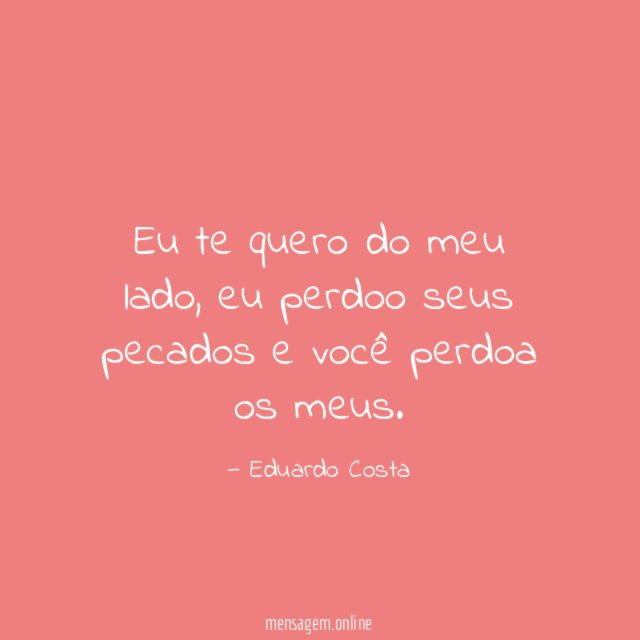 Eu te quero do meu lado