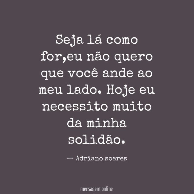 Seja lá como for