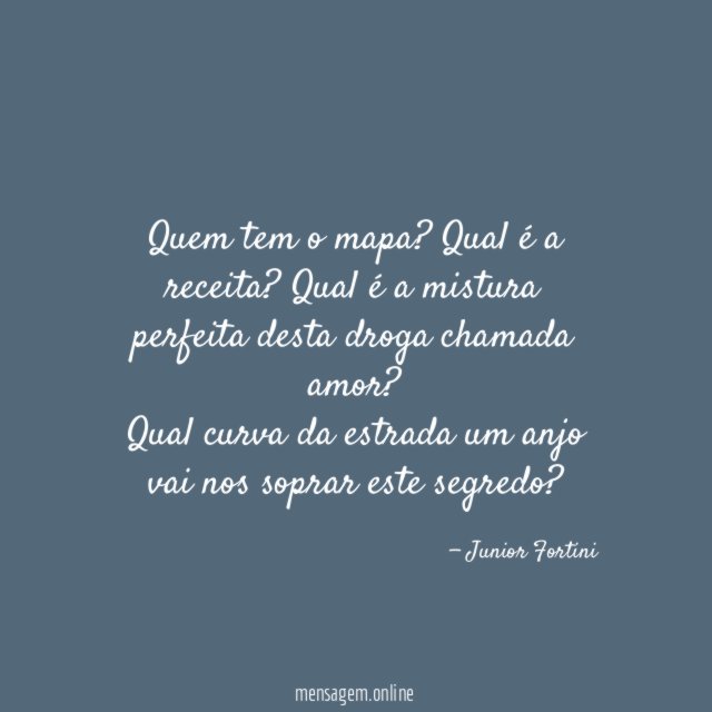 Quem tem o mapa