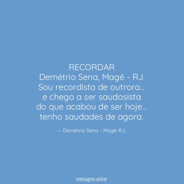 RECORDAR