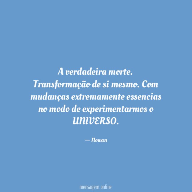 A verdadeira morte