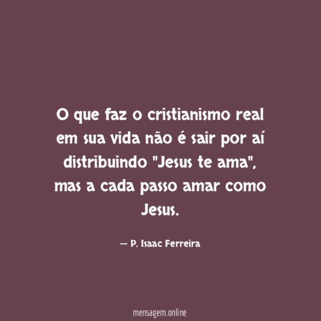 O que faz o cristianismo real em sua