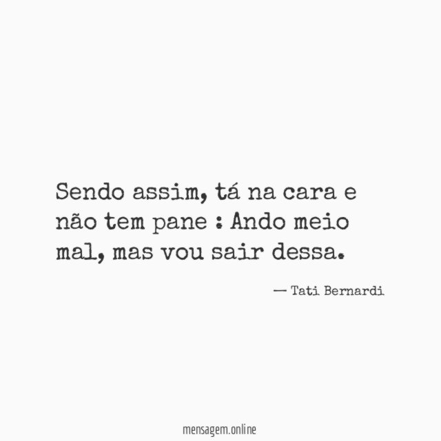 Sendo assim