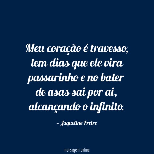 Meu coração é travesso