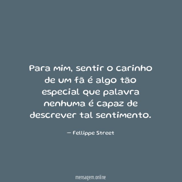 Para mim
