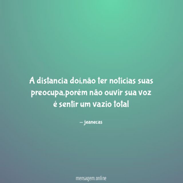 A distancia doí