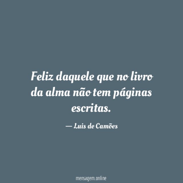 Feliz daquele que no livro da alma não