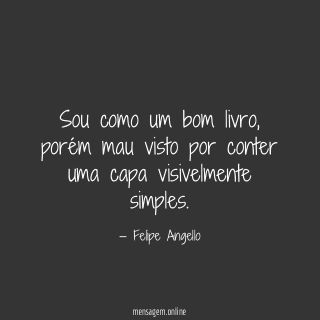 Sou como um bom livro