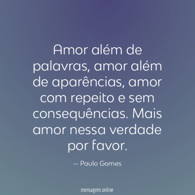 Amor além de palavras