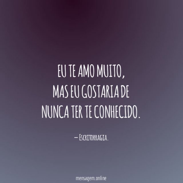 Eu te amo muito