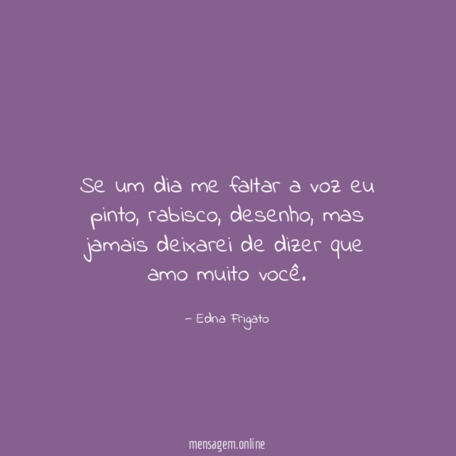 Se um dia me faltar a voz eu pinto