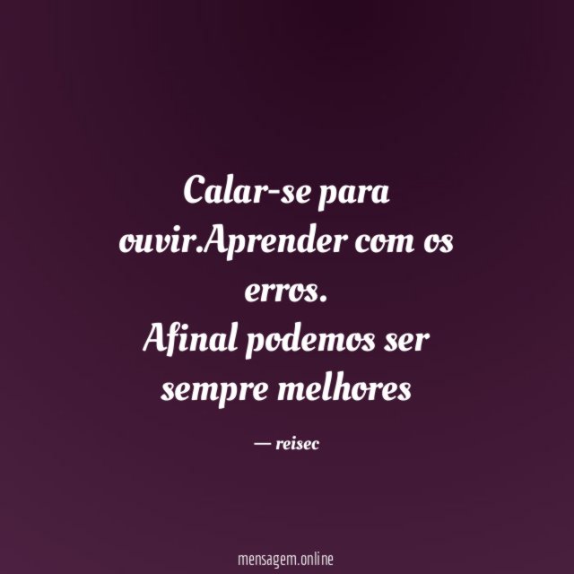 Calar-se para ouvir