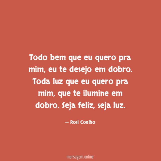 Todo bem que eu quero pra mim