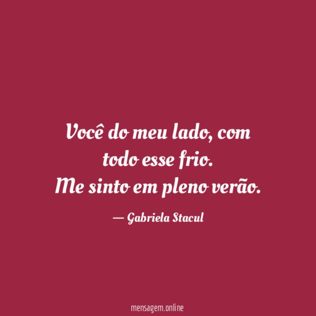 Você do meu lado