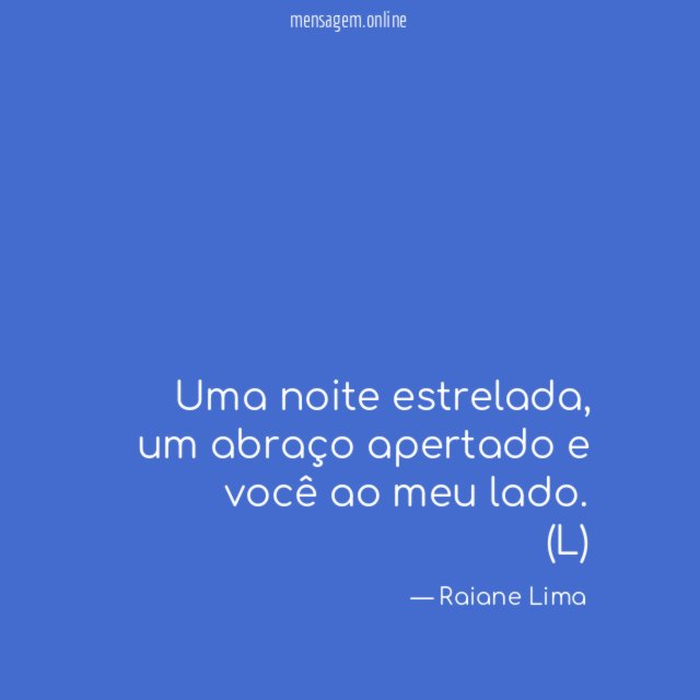 Uma noite estrelada