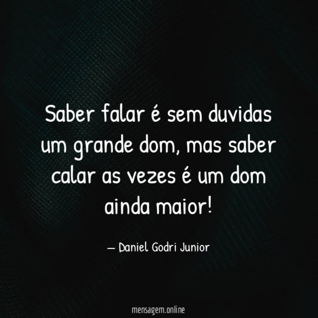 Saber falar é sem duvidas um grande dom