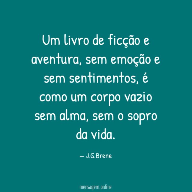 Um livro de ficção e aventura