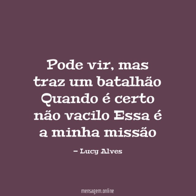 Pode vir