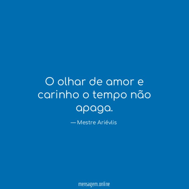 O olhar de amor e carinho o tempo não apaga