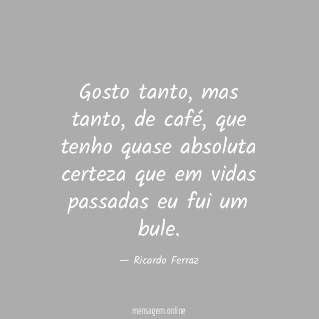 Gosto tanto